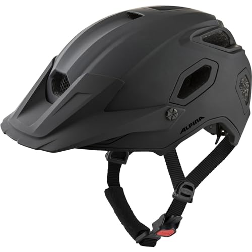 ALPINA CROOT MIPS - Leichter, Robuster & Optimal Belüfteter MIPS Enduro Fahrradhelm Mit Fliegennetz Für Erwachsene, black matt, 57-62 cm von ALPINA