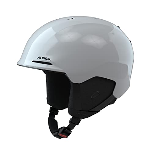 Alpina Unisex-Erwachsene BRIX Skihelm, White matt, 51-55 von ALPINA