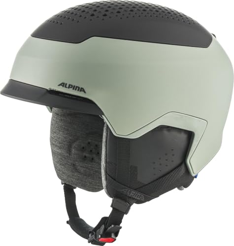 ALPINA Unisex – Erwachsene GEMS Skihelm, Willow-Green Black matt, 51-55 ALPINA Unisex – Erwachsene GEMS Skihelm, Willow-Green Black matt, 51-55 von ALPINA