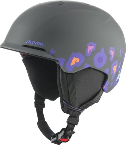 Alpina Unisex Jugend BRIX JR Skihelm, Midnight-Grey Leo matt, 48-52 von ALPINA