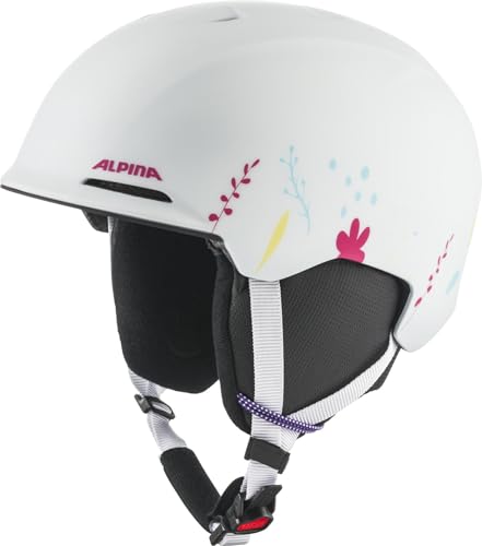 Alpina Unisex Jugend BRIX JR Skihelm, White-Graphic matt, 48-52 von ALPINA