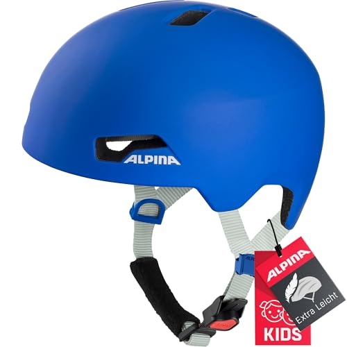 ALPINA Hackney - Leichter, Bruchfester & Optimal Klimatisierter Fahrradhelm für Kinder, Mit Nachrüstbarem LED für Gute Sichtbarkeit, royal-Blue matt, S (47-51 cm) ALPINA Hackney - Leichter, Bruchfester & Optimal Klimatisierter Fahrradhelm für Kinder, Mit Nachrüstbarem LED für Gute Sichtbarkeit, royal-Blue matt, S (47-51 cm) von ALPINA
