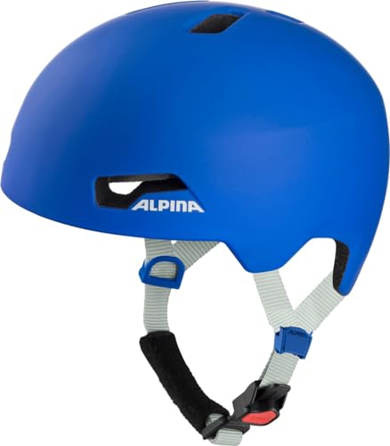 ALPINA Unisex Jugend Hackney Fahrradhelm, royal-Blue matt, 51-56 von ALPINA