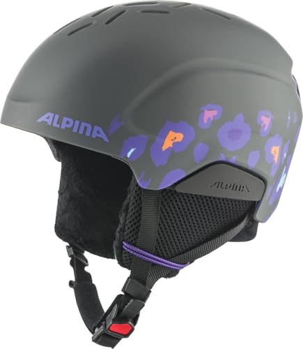ALPINA Unisex Jugend PIZI Skihelm, Midnight-Grey Leo matt, 46-51 cm ALPINA Unisex Jugend PIZI Skihelm, Midnight-Grey Leo matt, 46-51 cm von ALPINA