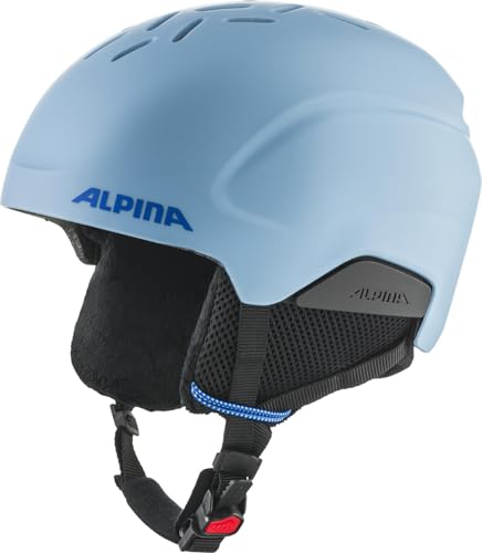 Alpina PIZI - Sicherer, Bruchfester & Individuell Anpassbarer Skihelm Mit Abnehmbaren Ohrenpolstern Für Kinder, Smoke-Blue matt, 46-51 cm Alpina PIZI - Sicherer, Bruchfester & Individuell Anpassbarer Skihelm Mit Abnehmbaren Ohrenpolstern Für Kinder, Smoke-Blue matt, 46-51 cm von ALPINA