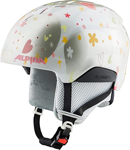 Alpina PIZI - Sicherer, Bruchfester & Individuell Anpassbarer Skihelm Mit Abnehmbaren Ohrenpolstern Für Kinder, pearlwhite-Hearts Gloss, 46-51 cm Alpina PIZI - Sicherer, Bruchfester & Individuell Anpassbarer Skihelm Mit Abnehmbaren Ohrenpolstern Für Kinder, pearlwhite-Hearts Gloss, 46-51 cm von ALPINA