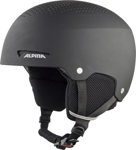 ALPINA ZUPO - Sicherer, Stoßabsorbierender, Belüfteter & Schlagfester Skihelm Für Kinder, black matt, 54-58 cm von ALPINA