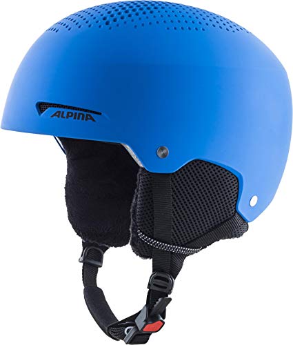 ALPINA ZUPO - Sicherer, Stoßabsorbierender, Belüfteter & Schlagfester Skihelm Für Kinder, blue matt, 54-58 cm von ALPINA