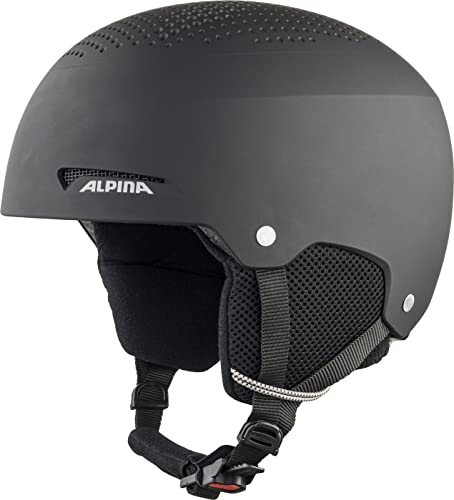 Alpina ZUPO - Sicherer, Stoßabsorbierender, Belüfteter & Schlagfester Skihelm Für Kinder, Black matt, 48-52 cm Alpina ZUPO - Sicherer, Stoßabsorbierender, Belüfteter & Schlagfester Skihelm Für Kinder, Black matt, 48-52 cm von ALPINA