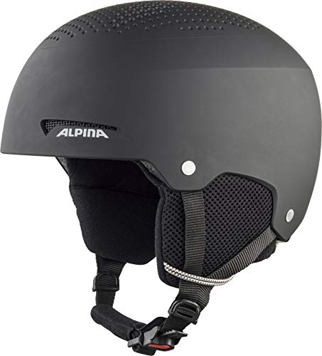 ALPINA ZUPO - Sicherer, Stoßabsorbierender, Belüfteter & Schlagfester Skihelm Für Kinder, black matt, 51-55 cm von ALPINA