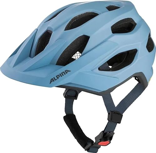 Alpina APAX MIPS Mountainbike Fahrradhelm - Smoke Blue matt, Kopfumfang:52-57 cm von ALPINA
