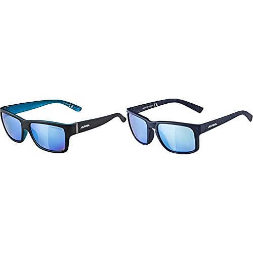 Alpina Unisex - Erwachsene, KACEY Sonnenbrille, black matt-blue, One size & Unisex - Erwachsene, KOSMIC Sonnenbrille, nightblue matt, One size Alpina Unisex - Erwachsene, KACEY Sonnenbrille, black matt-blue, One size & Unisex - Erwachsene, KOSMIC Sonnenbrille, nightblue matt, One size von ALPINA