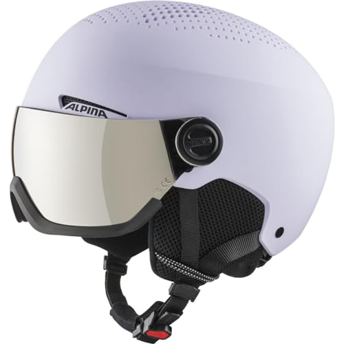 Alpina ARBER Visor Q-LITE - Hochwertiger & Leichter Skihelm Mit Kontrastverstärkendem Visier Für Erwachsene, Lilac-matt, 51-55 cm Alpina ARBER Visor Q-LITE - Hochwertiger & Leichter Skihelm Mit Kontrastverstärkendem Visier Für Erwachsene, Lilac-matt, 51-55 cm von ALPINA