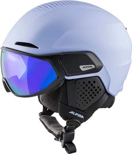 Alpina Alto Q-LITE - Sicherer, Stoßabsorbierender & Individuell Anpassbarer Skihelm Mit Kontrastverstärkendem Visier Für Erwachsene, Lilac-Black matt, 55-59 cm Alpina Alto Q-LITE - Sicherer, Stoßabsorbierender & Individuell Anpassbarer Skihelm Mit Kontrastverstärkendem Visier Für Erwachsene, Lilac-Black matt, 55-59 cm von ALPINA