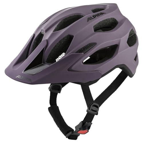 ALPINA CARAPAX 2.0 - Leichter, Stabiler & Komfortabler Fahrradhelm Mit Fliegennetz & Antibakteriellen Polstern Für Erwachsene, orchid matt, 52-57 cm von ALPINA