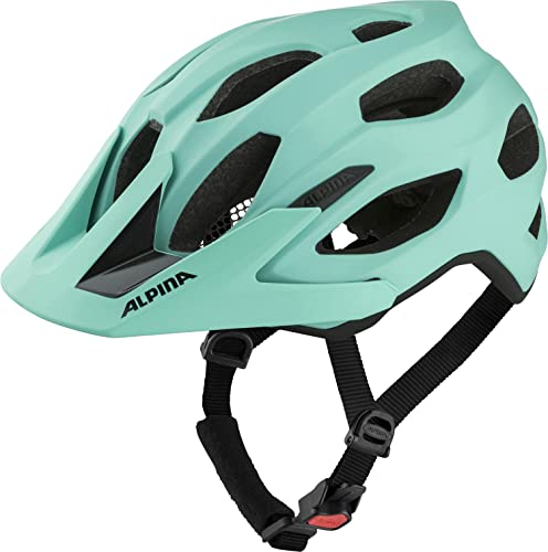 ALPINA CARAPAX 2.0 - Leichter, Stabiler & Komfortabler Fahrradhelm Mit Fliegennetz & Antibakteriellen Polstern Für Erwachsene, turquoise matt, 52-57 cm von ALPINA