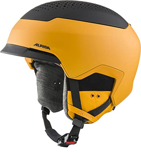 ALPINA Unisex-Erwachsene GEMS Skihelm, Burned-Yellow Black matt, 55-59 cm von ALPINA