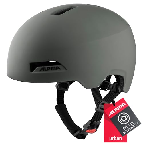 Alpina HAARLEM - Robuster, Individuell Anpassbarer & Leichter Urban Fahrradhelm Für Erwachsene, Coffee-Grey matt, 52-57 cm Alpina HAARLEM - Robuster, Individuell Anpassbarer & Leichter Urban Fahrradhelm Für Erwachsene, Coffee-Grey matt, 52-57 cm von ALPINA