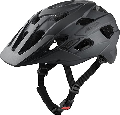 ALPINA PLOSE MIPS - Sicherer und Komfortabler MIPS Enduro & MTB Fahrradhelm Mit Antibakteriellen Polstern Für Erwachsene, black matt, 57-61 cm von ALPINA