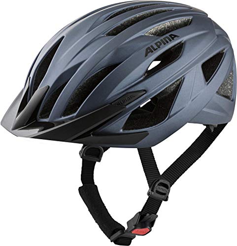 ALPINA PARANA - Leichter, Individuell Anpassbarer Touren Fahrradhelm Mit Fliegennetz Für Erwachsene, indigo matt, 51-56 cm von ALPINA