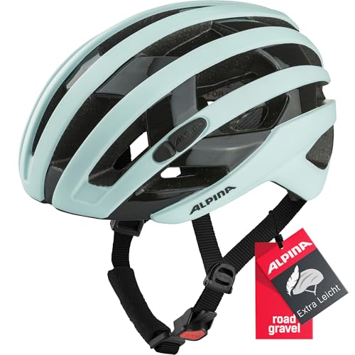 Alpina RAVEL - Sicherer, Individuell Anpassbarer & Belüfteter Fahrradhelm Mit Fliegennetz Für Erwachsene, Pastel-Blue matt, 51-56 cm Alpina RAVEL - Sicherer, Individuell Anpassbarer & Belüfteter Fahrradhelm Mit Fliegennetz Für Erwachsene, Pastel-Blue matt, 51-56 cm von ALPINA