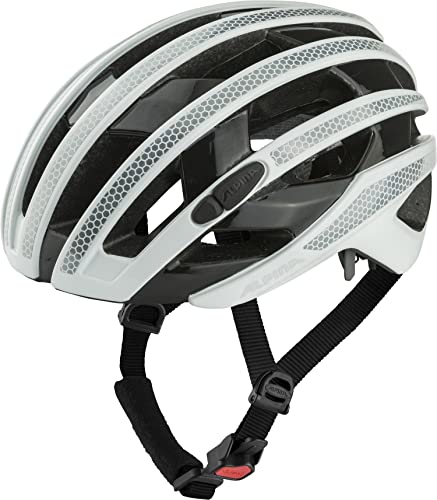 ALPINA RAVEL REFLECTIVE - Reflektierender, Optimal Sichtbarer & Sicherer Gravel Fahrradhelm Mit Optionalen LED-Licht Für Erwachsene, white gloss, 55-59 cm ALPINA RAVEL REFLECTIVE - Reflektierender, Optimal Sichtbarer & Sicherer Gravel Fahrradhelm Mit Optionalen LED-Licht Für Erwachsene, white gloss, 55-59 cm von ALPINA