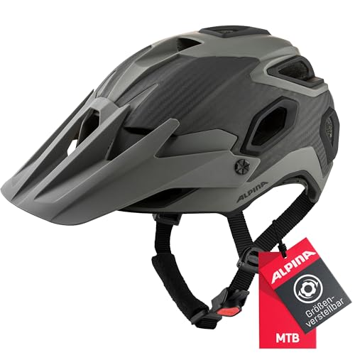 Alpina ROOTAGE - Extrem Robuster, Carbonfaser-Verstärkter Enduro & Trail Fahrradhelm Mit Kühlenden Polstern Für Erwachsene, Coffee-Grey matt, 52-57 cm Alpina ROOTAGE - Extrem Robuster, Carbonfaser-Verstärkter Enduro & Trail Fahrradhelm Mit Kühlenden Polstern Für Erwachsene, Coffee-Grey matt, 52-57 cm von ALPINA