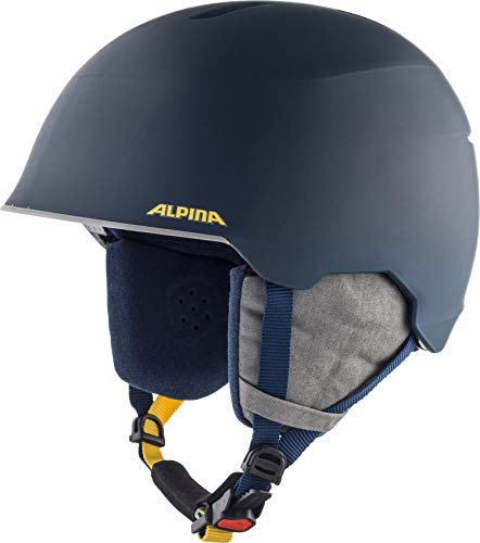 ALPINA MAROI JR - Sicherer, Bruchfester & Individuell Anpassbarer Skihelm Für Kinder, ink-grey matt, 51-54 cm von ALPINA