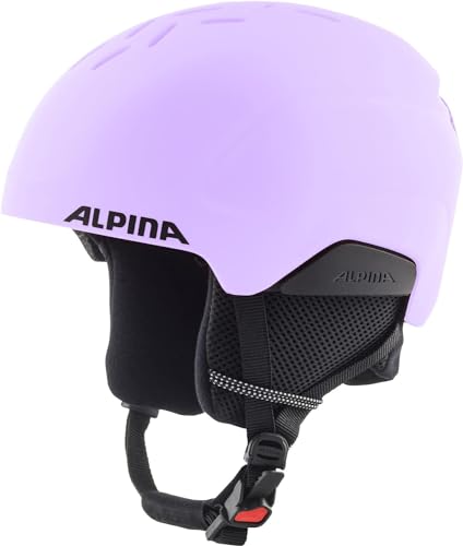 Alpina PIZI - Sicherer, Bruchfester & Individuell Anpassbarer Skihelm Mit Abnehmbaren Ohrenpolstern Für Kinder, Lilac matt, 46-51 cm Alpina PIZI - Sicherer, Bruchfester & Individuell Anpassbarer Skihelm Mit Abnehmbaren Ohrenpolstern Für Kinder, Lilac matt, 46-51 cm von ALPINA