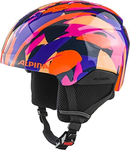 Alpina PIZI - Sicherer, Bruchfester & Individuell Anpassbarer Skihelm Mit Abnehmbaren Ohrenpolstern Für Kinder, pink-orange Blue Gloss, 46-51 cm Alpina PIZI - Sicherer, Bruchfester & Individuell Anpassbarer Skihelm Mit Abnehmbaren Ohrenpolstern Für Kinder, pink-orange Blue Gloss, 46-51 cm von ALPINA