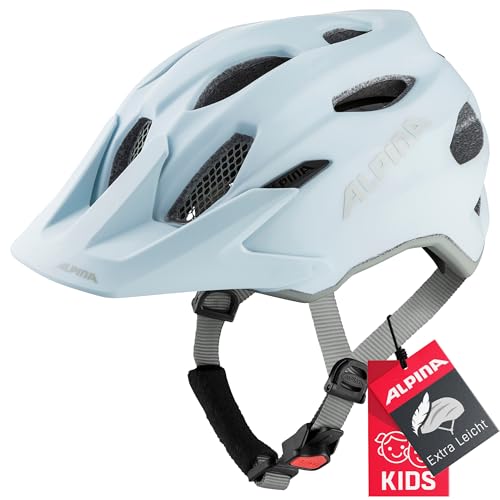 Alpina Carapax JR. - Leichter, Robuster & Sicherer Fahrradhelm Mit Fliegennetz & Optionalen LED-Licht Für Kinder, Dove Blue-Grey matt, 51-56 cm Alpina Carapax JR. - Leichter, Robuster & Sicherer Fahrradhelm Mit Fliegennetz & Optionalen LED-Licht Für Kinder, Dove Blue-Grey matt, 51-56 cm von ALPINA