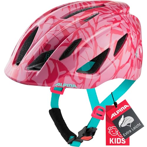 ALPINA PICO - Leichter, Optimal Klimatisierter & Bruchfester Fahrradhelm Mit Fliegennetz Für Kinder, pink-sparkel gloss, 50-55 cm ALPINA PICO - Leichter, Optimal Klimatisierter & Bruchfester Fahrradhelm Mit Fliegennetz Für Kinder, pink-sparkel gloss, 50-55 cm von ALPINA