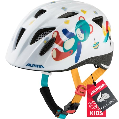 Alpina XIMO - Leichter, Sicherer & Bruchfester Fahrradhelm Mit Optionalen LED-Licht Für Kinder, White Bear Gloss, 47-51 Alpina XIMO - Leichter, Sicherer & Bruchfester Fahrradhelm Mit Optionalen LED-Licht Für Kinder, White Bear Gloss, 47-51 von ALPINA