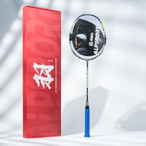 ALPSPORT LP 9U G6 Peking Opera Badmintonschläger mit Geschenkbox, Schläger für Outdoor-Sportarten, 10 - 14,5 kg, doppelseitig, farbig, mit Geschenkbox, Schläger für Outdoor-Sport, inklusive 1 von ALPSPORT