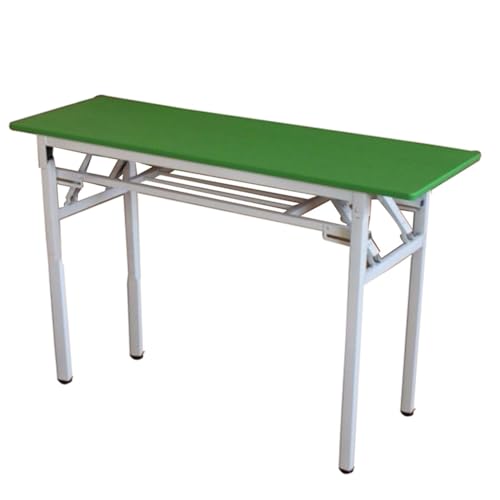 ALSJJDQ Computertisch im modernen Stil, verstellbare Füße, tragbarer Klapptisch, rechteckiger Tisch, Laptop-Home-Office-Schreibtisch für Enge Räume (grün 80 x 60 x 75 cm) Purposiveness von ALSJJDQ