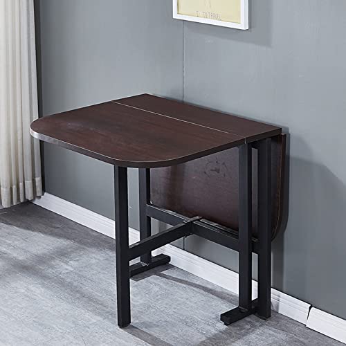 ALSJJDQ Folding Table Klappbarer Esstisch, einfacher Teleskoptisch, Kleiner tragbarer runder Tisch, multifunktionaler Esstisch für das Esszimmer in der Hotel-Heimküche-1,2 m Purposiveness von ALSJJDQ