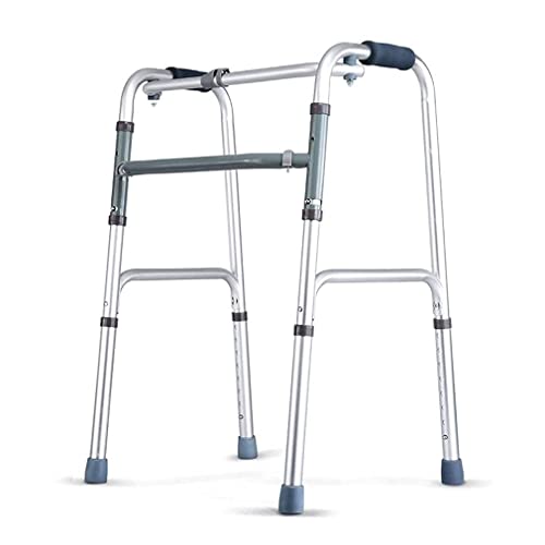 ALSJJDQ Klappbarer Rollator für Senioren, faltbares Gehgestell, geriatrische ältere Menschen, verstellbare Höhe: 75–93 cm, Gehhilfe, Armlehne, Aluminiumlegierung, Krutor, langlebige Hilfe, von ALSJJDQ