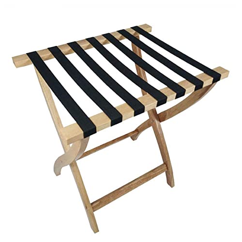 ALSJJDQ Kofferständer Gepäckständer, Kofferständer Gepäckständer, Holzgepäckständer Schlafzimmer Hotel Klappgepäckständer 60x47x67CM Purposiveness von ALSJJDQ