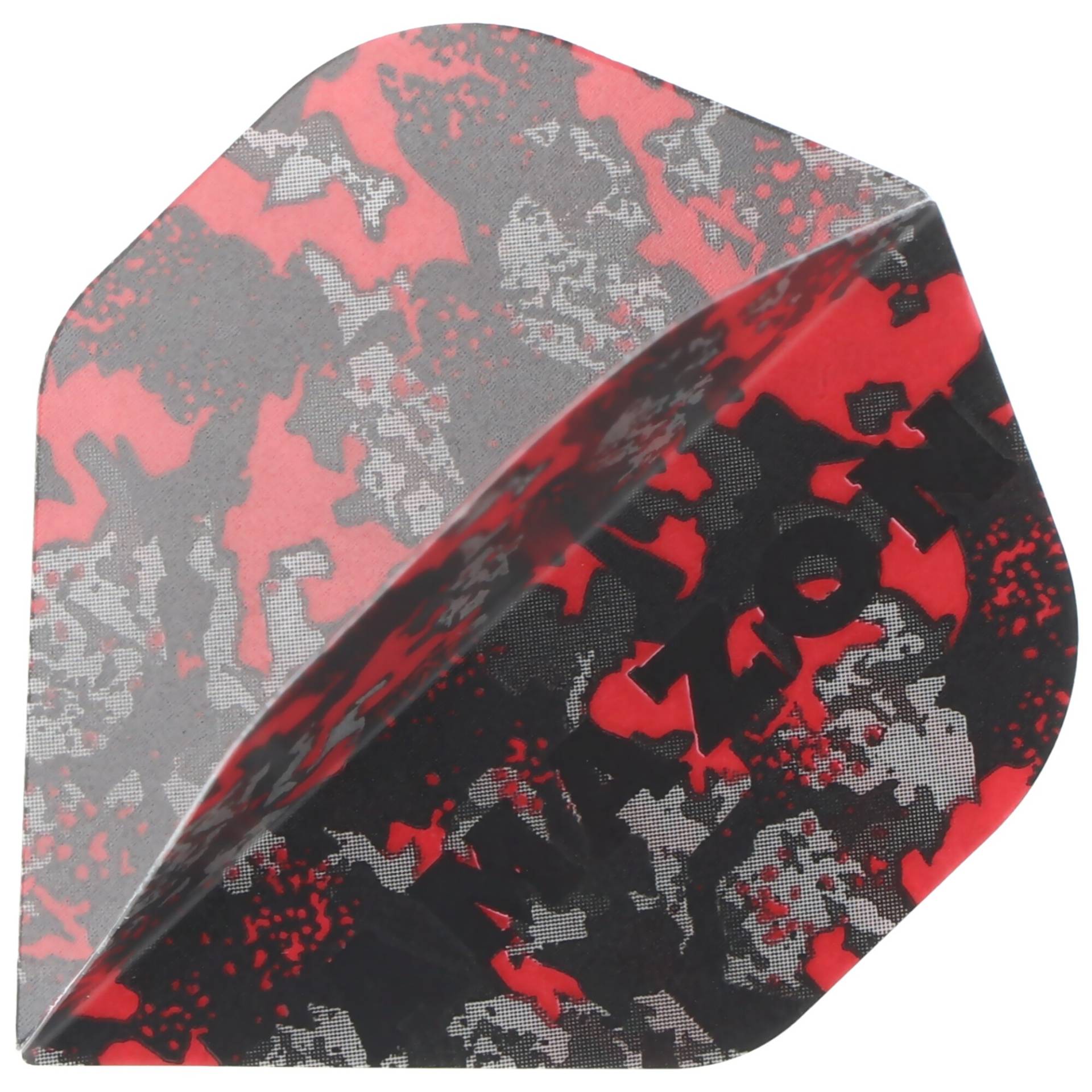 Dart Flights Camouflage rot grau Standard No.2, 44x36mm Dart Flights Camouflage rot grau Standard No.2, 44x36mm von AMAZON