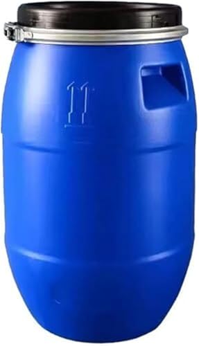 AMAZWI Blau 30L/60L/100L/120L/160L/200L Outdoor-Wassertank Dicker Kunststoff-WasserspeicherbehälterTragbarer Wasserbehälter Heimspeichereimer Camping-Wasserspeicher(100L) von AMAZWI