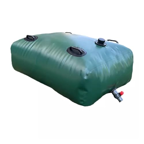 AMAZWI Wasserblasen-Aufbewahrungsbehälter Weicher Wasserbeutel PVC Lebensmittelqualität for Outdoor-Camping Zur Dürrelinderung Bei Landwirtschaftlicher Bewässerung(100x70x35cm(240L)) von AMAZWI