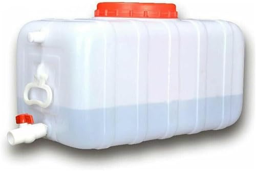 AMAZWI Wasserspeicher, Camping, Wohnmobil, Reisen, Kunststoff-Wassertank mit Dichtungsabdeckung, 25 l/50 l/75 l/100 l/150 l/200 l, multifunktionaler Wassertank, Camping-Wassertank (25 l) von AMAZWI