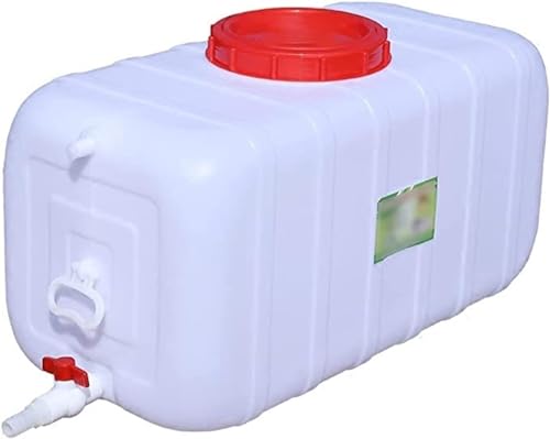 AMAZWI Wasserspeicher Wassertank mit Wasserhahn Verdickter Tragbarer Haushaltswassertank for Camping, Wandern, Klettern, Reisen, Outdoor-Aktivitäten(200L) von AMAZWI