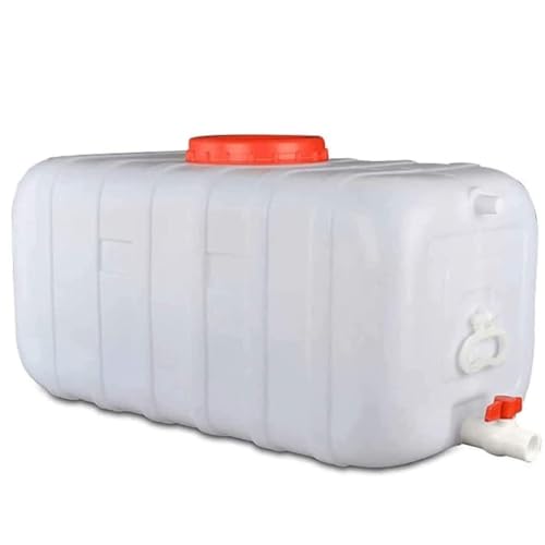 AMAZWI Wassertank 25L/50L/110L/150L/200L Dicker Kunststoff-Wasservorratsbehälter, Kunststoff-Vorratstank Lebensmittelqualität for Outdoor-Camping, Notfall-Auto-Wassertank, Regentonnen(420L) von AMAZWI