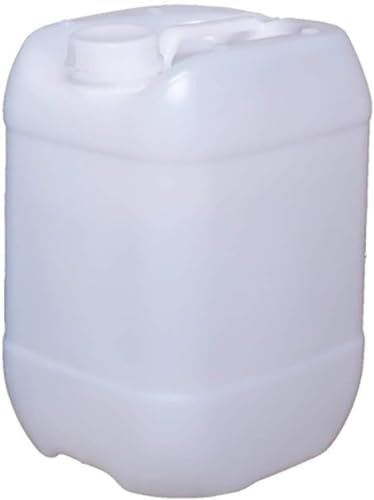 AMAZWI Wassertank Tragbare Wasserbehälter Camping-Wassertank Plastikeimer Zur Notwasseraufbewahrung, Wasseraufbewahrungskrug for Camping Im Freien(White,25L/6.6gal) von AMAZWI