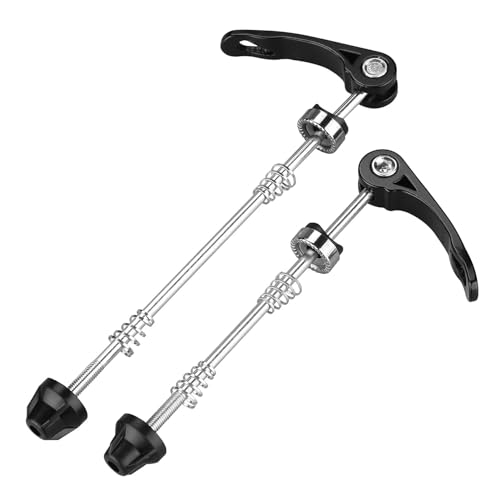 AMEEDA Schnellspanner Fahrradnaben Set 1 Paar Fahrrad Radnabe Spieße Vorne Hinten Quick Release Spieße Rennrad Clip Hebel Achse 155mm/190mm Spieß Fahrrad Teil von AMEEDA