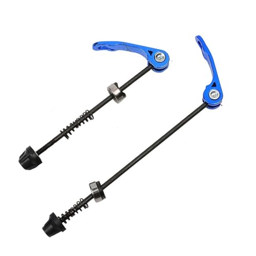 AMEEDA Schnellspanner Fahrradnaben Set Fahrrad Hinterreifen Schnellspanner Fahrrad Radnabe vorne 4,5 mm Durchmesser Aluminium Outdoor Radfahren Reparaturwerkzeuge(Blue) von AMEEDA