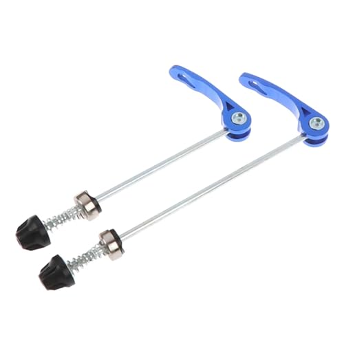 AMEEDA Schnellspanner Fahrradnaben Set Fahrrad-Radnabenspieße vorne und hinten, Schnellspanner, Rennrad-Clip-Hebelachse(Blue) von AMEEDA