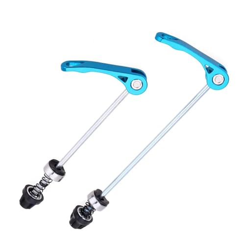 AMEEDA Schnellspanner Fahrradnaben Set Fahrradnabe, Schnellspannhebel, Rennrad, Stahlspieße, Vorderrad 145 mm, hinten 175 mm, for Zusammenklappen von Mountainbikes(Blue) von AMEEDA