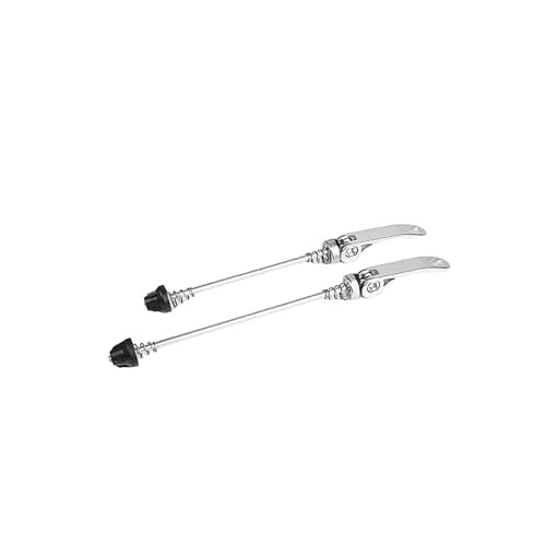 AMEEDA Schnellspanner Fahrradnaben Set Titanlegierung Nabe Schnellspannhebel Rennrad Fahrrad Spieße Vorderrad 135mm Hinten 165mm for Mountainbike Falten(Silvery) von AMEEDA